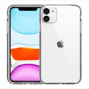 FanTEK Compatible for iPhone 11 Case, Clear Crystal TPU Phone Cases NEW